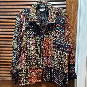 Chico’s size 2 boucle jacket